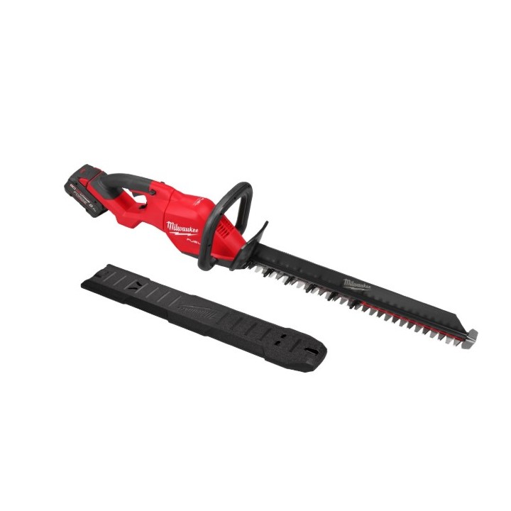 Taille-haie MILWAUKEE M18 FUEL avec protection de la pointe de la lame