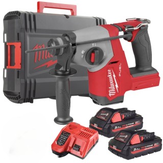 Milwaukee M18 FHAC16-302X - Tassellatore A Batteria 18V FUEL Compatto, Foratura 16 mm - 2 x 3Ah High Power