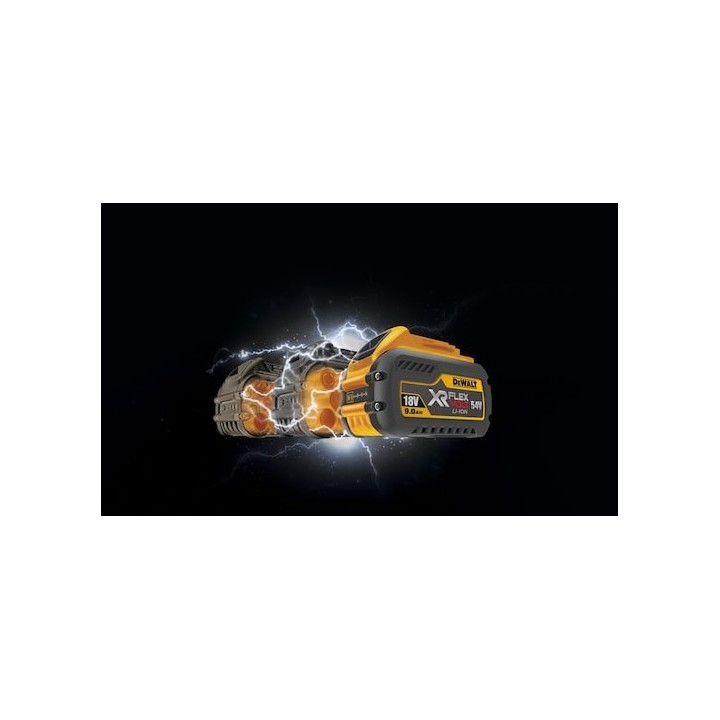 Batterie DEWALT XR FLEXVOLT DCB547-XJ vue de dessus