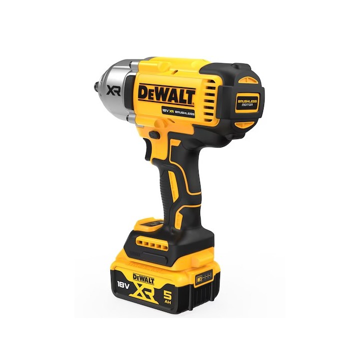 Clé à chocs DEWALT avec LED de travail allumée