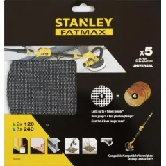 Stanley Disques Abrasifs  Pour Ponceuse Murale Giraffe 225 mm Stanley Disques Abrasifs  Pour Ponceuse Murale Giraffe 225 mm