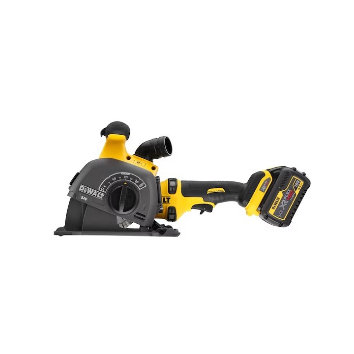 DEWALT DCG200T2-QW dettaglio impugnatura e sovrastampaggio in gomma