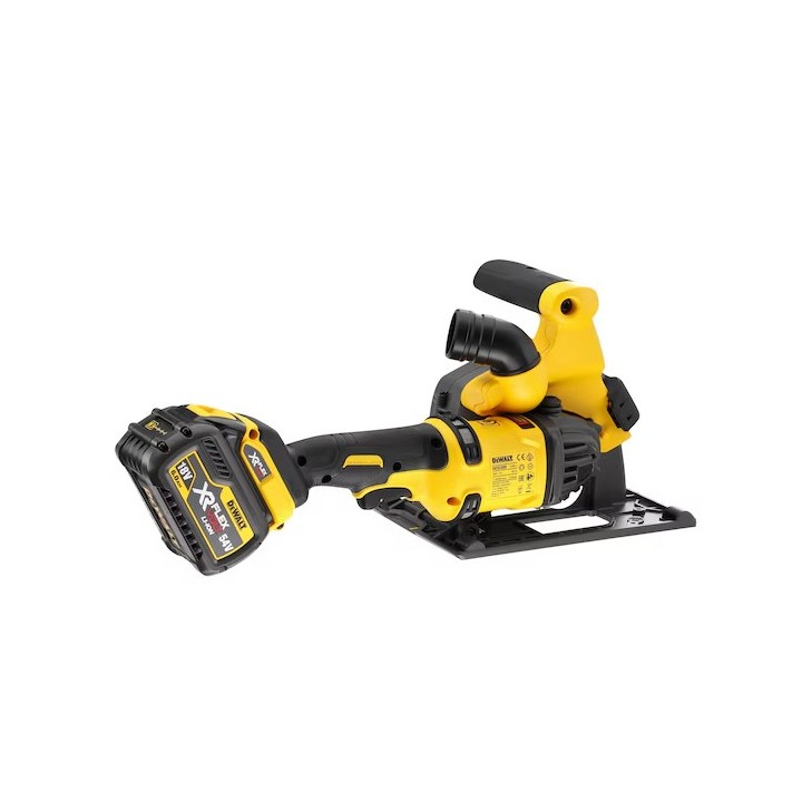 DEWALT DCG200T2-QW particolare del bocchettone estrazione polveri AirLock
