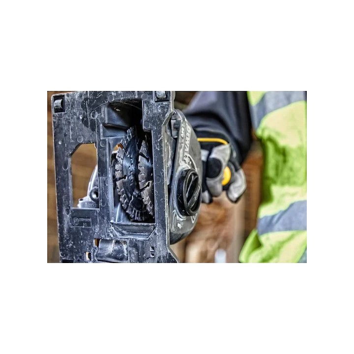 DEWALT DCG200T2-QW immagine laterale con segnatura profondità di taglio