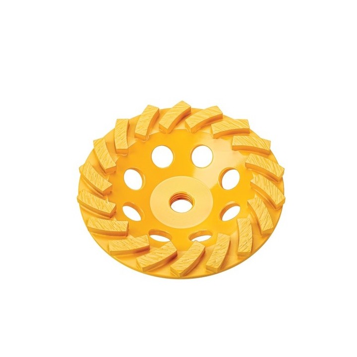 DEWALT DT3797-QZ tazza diamantata Turbo 125 mm dettaglio dei segmenti diamantati