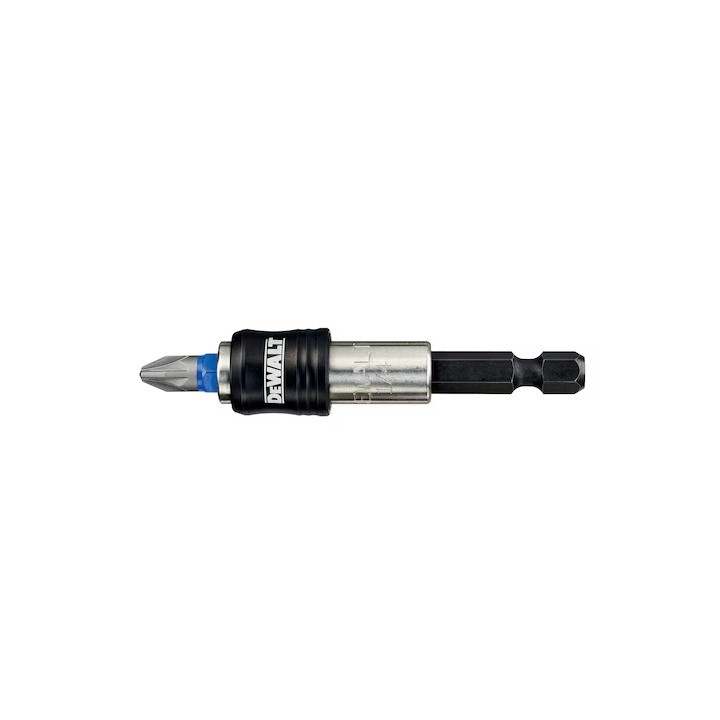 Porte-embout magnétique avec bague de verrouillage inclus dans le set DEWALT