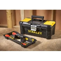 Stanley Cassetta Porta Utensili Essential - Cerniere In Metallo 320 x 188 x 132mm Stanley Cassetta Porta Utensili Essential - Cerniere In Metallo 320 x 188 x 132mm