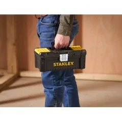 Stanley Cassetta Porta Utensili Essential - Cerniere In Metallo 320 x 188 x 132mm Stanley Cassetta Porta Utensili Essential - Cerniere In Metallo 320 x 188 x 132mm
