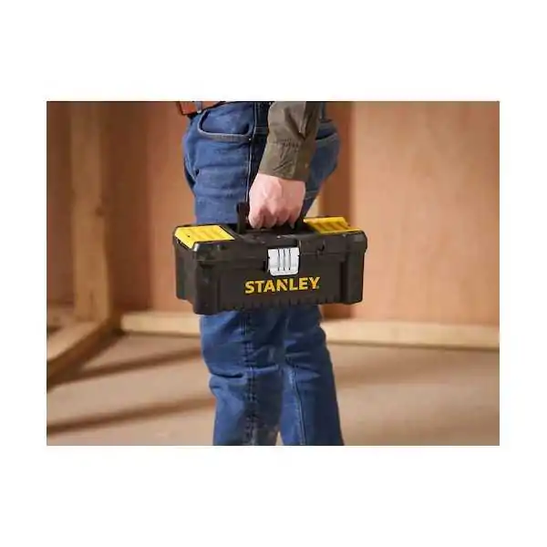 Stanley Coffre à outils Essential - Charnières métalliques 320 x 188 x 132 mm Stanley Coffre à outils Essential - Charnières métalliques 320 x 188 x 132 mm
