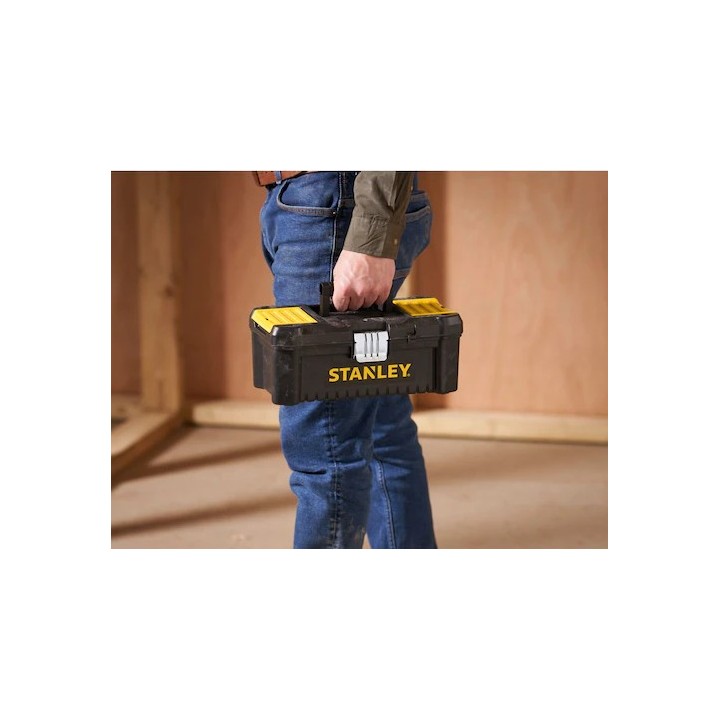 Stanley Coffre à outils Essential - Charnières métalliques 320 x 188 x 132 mm