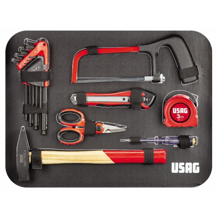 Assortiment d'outils et accessoires inclus dans le kit STANLEY U00021706W