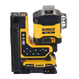 DEWALT DCLE34035D1-QW traceur laser 3x360° faisceau vert vue de face