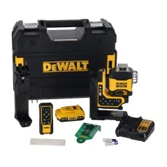 Dewalt Traceur Laser Multiligne  3 x 360° Avec Télécommande Et Faisceau Vert
