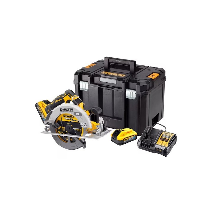 DEWALT DCS573H2T-QW lama 190 mm e base taglio