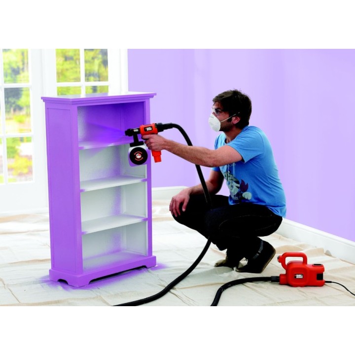 Black+Decker Pistolet pulvérisateur intérieur et extérieur