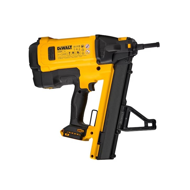 DEWALT DGN845N-XJ dettaglio impugnatura e spia di servizio