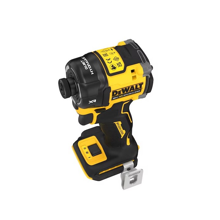 DEWALT DCF870NT-XJ vue de dessus montrant le moteur brushless 18 V XR