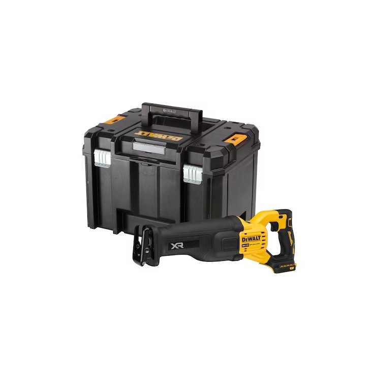 DEWALT DCS386NT-XJ vue complète du profil et de la lame