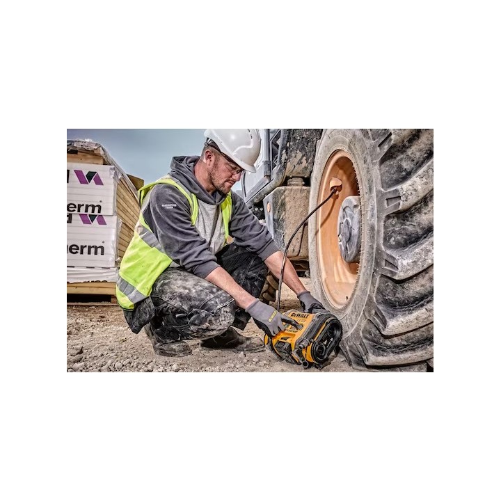 Inflatore DCC018N-XJ con adattatori per Presta e valvole pneumatici