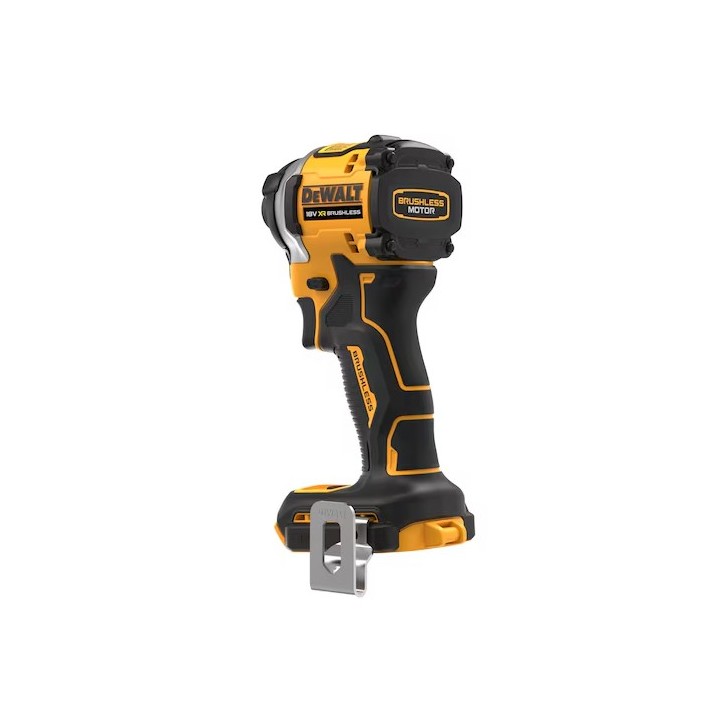 DEWALT DCF850NT-XJ vista dell'impugnatura e pulsanti