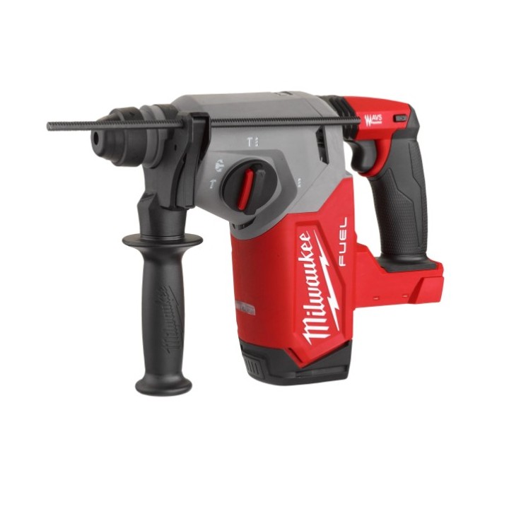 Milwaukee M18 FUEL côté avec poignée latérale et tige de profondeur