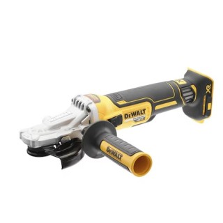 Dewalt Smerigliatrice Angolare a testa piatta 125mm XR 18V (in valigetta senza batterie e caricbatteria)