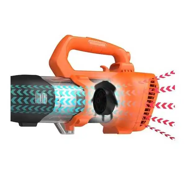 Black+Decker Soffiatore Assiale 18V Litio (Unità senza batteria e caricabatterie) Black+Decker Soffiatore Assiale 18V Litio (Unità senza batteria e caricabatterie)