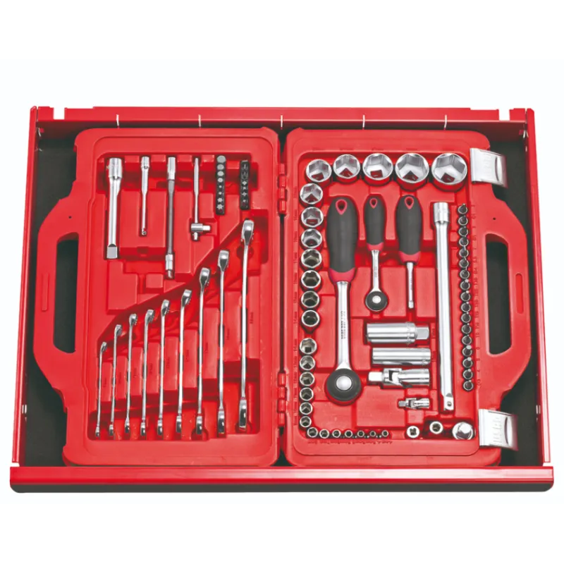 Coffret modulaire Usag avec douilles hexagonales et clés mixtes (82 pièces)