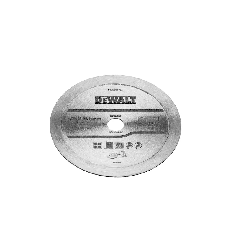 Dewalt Disco Per Taglio Piastrelle Di Ceramica, Marmo, Porcellana 76 x 10 x 1.3 mm