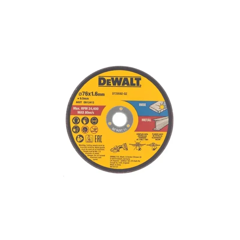 Dewalt Kit 3 Dischi 76mm Per Minitroncatrici