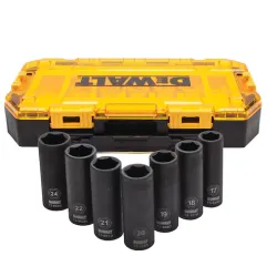 Dewalt Set 7 Pezzi Chiavi A Bussola Macchina Attacco 1/2''