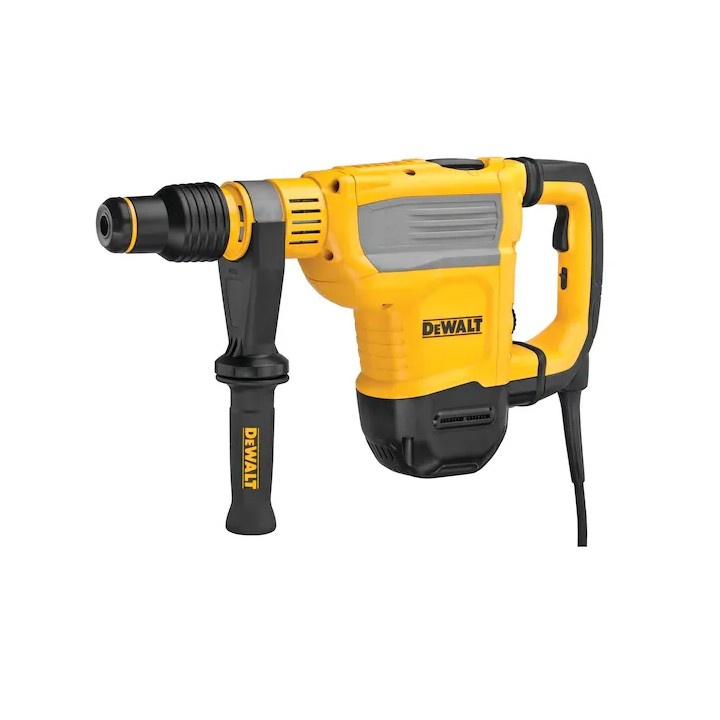 DEWALT D25614K-QS dettaglio impugnatura e pulsanti laterali