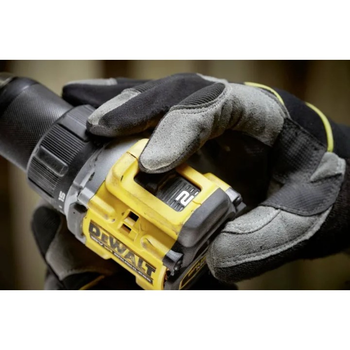 Profilo laterale DEWALT DCD794NT-XJ con logo