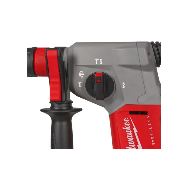 Perceuse Milwaukee M18 vue latérale avec poignée