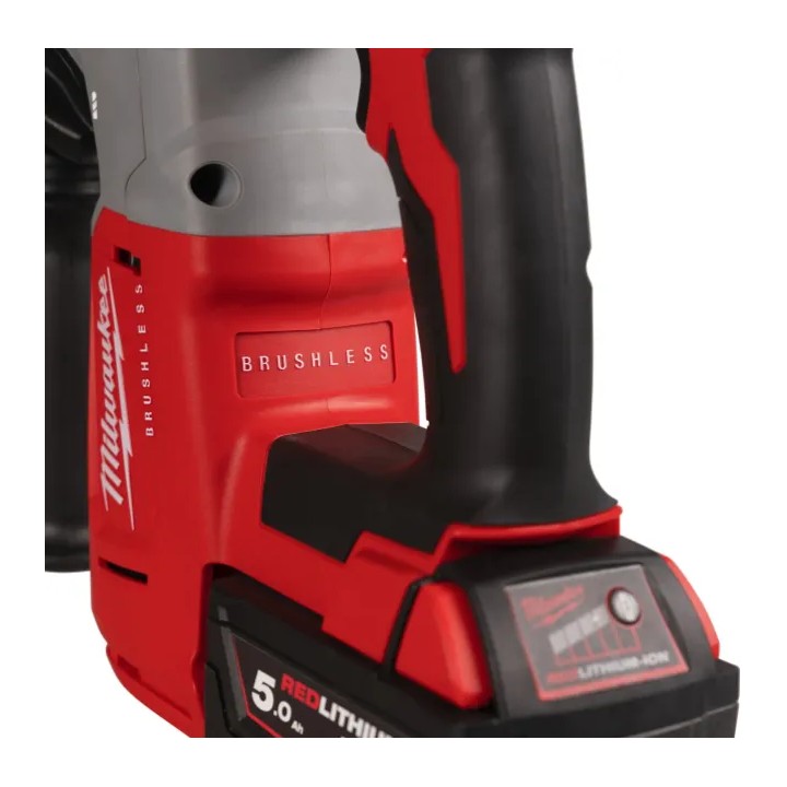Milwaukee tassellatore M18 vista dall'alto del corpo macchina
