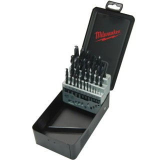 Milwaukee Cassetta Punte Per Trapano In HSS-R 25pz
