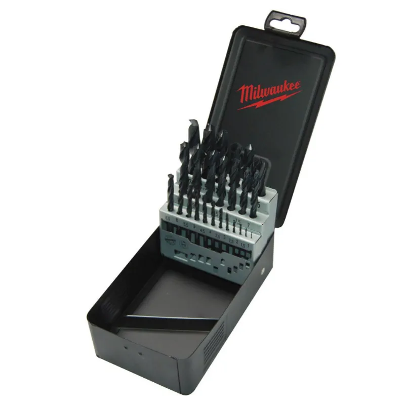 Milwaukee Cassetta Punte Per Trapano In HSS-R 25pz