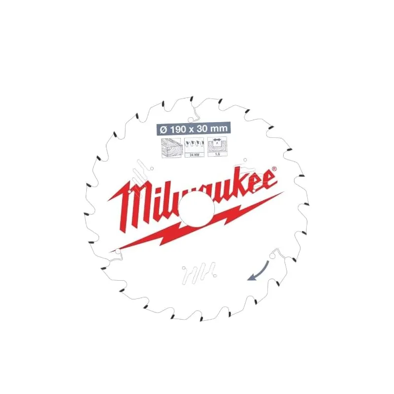 Milwaukee Lama Per Seghe Circolari 190x30x1,6x24