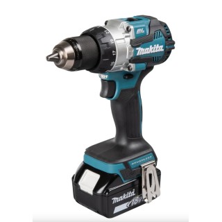 Visseuse Makita DHP489RTJ vue latérale avec mandrin 1,5-13 mm