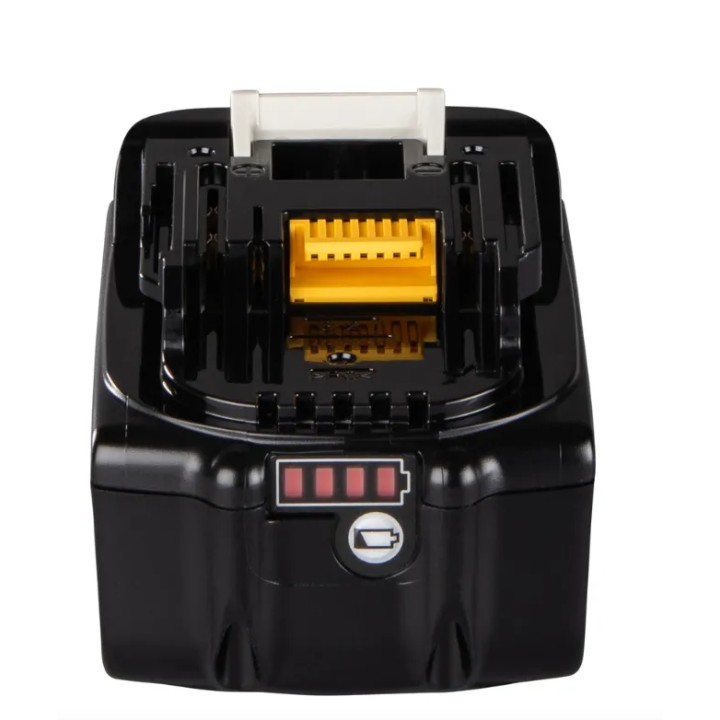 Batterie MAKITA BL1850B détail de l'indicateur de charge
