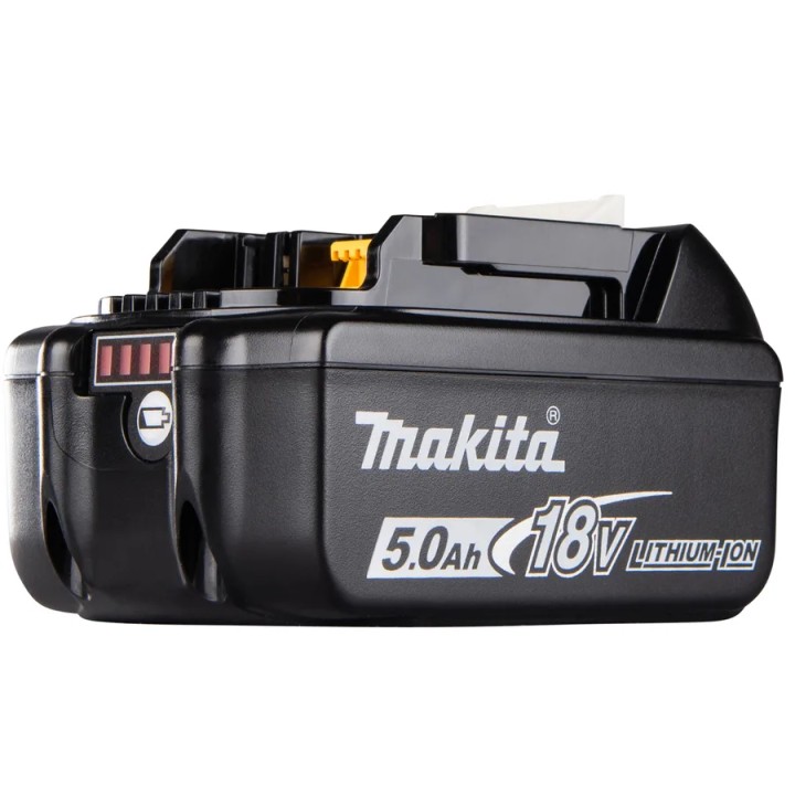 Batterie MAKITA BL1850B côté avec contacts et marquage modèle