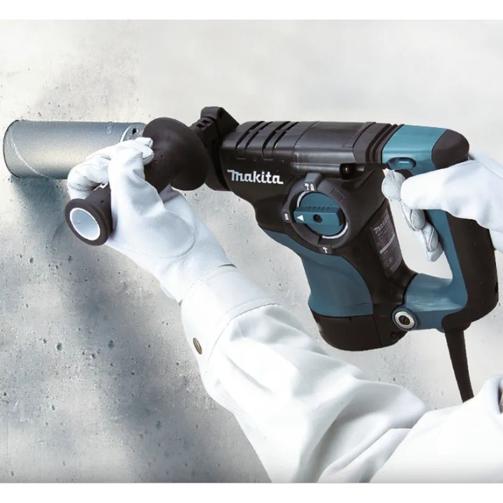 Makita HR2811F perceuse vue avant avec porte‑foret SDS‑Plus et LED