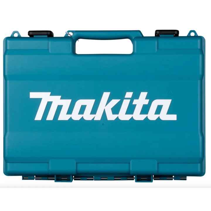 Makita HR2670 en position inclinée pour illustrer l'ergonomie et l'équilibre