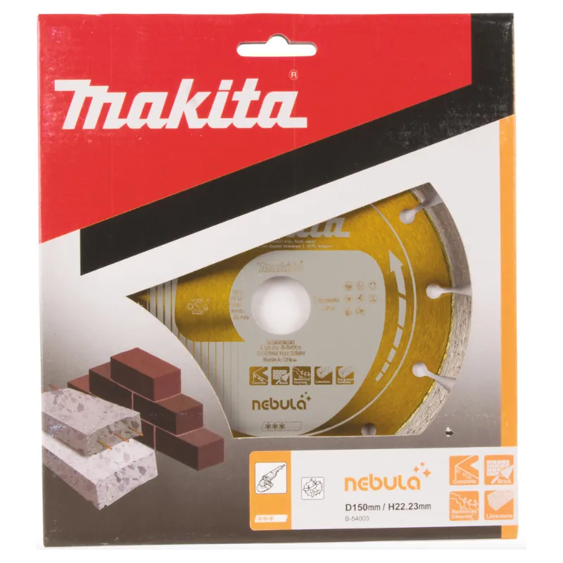 Makita Disco Diamantato 150mm, Nebula, A Umido E A Secco
