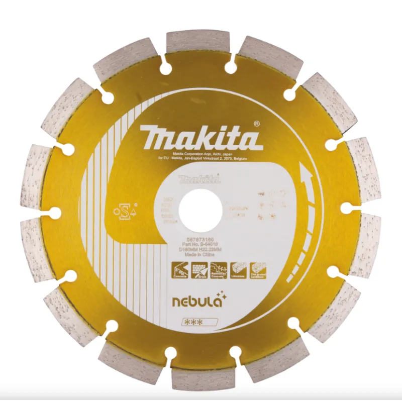 Makita Disco Diamantato 180mm, Nebula, A Umido E A Secco