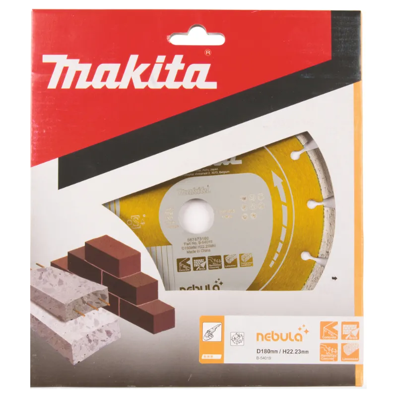 Makita Disco Diamantato 180mm, Nebula, A Umido E A Secco