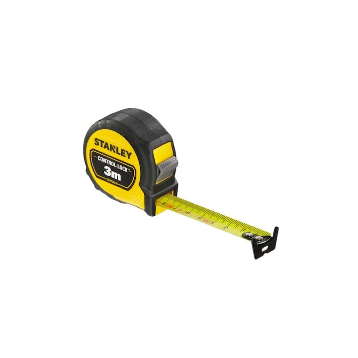 Stanley Flessometro STANLEY® CONTROL-LOCK™ 3 metri (larghezza nastro 19 mm)