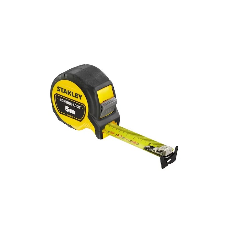 Mètre ruban Stanley STANLEY® CONTROL-LOCK™ 5 mètres (largeur de ruban 25 mm)