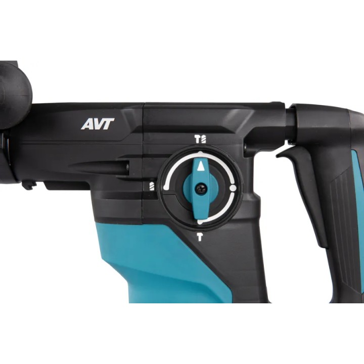 Makita HR3012FCJ vue supérieure avec indications techniques