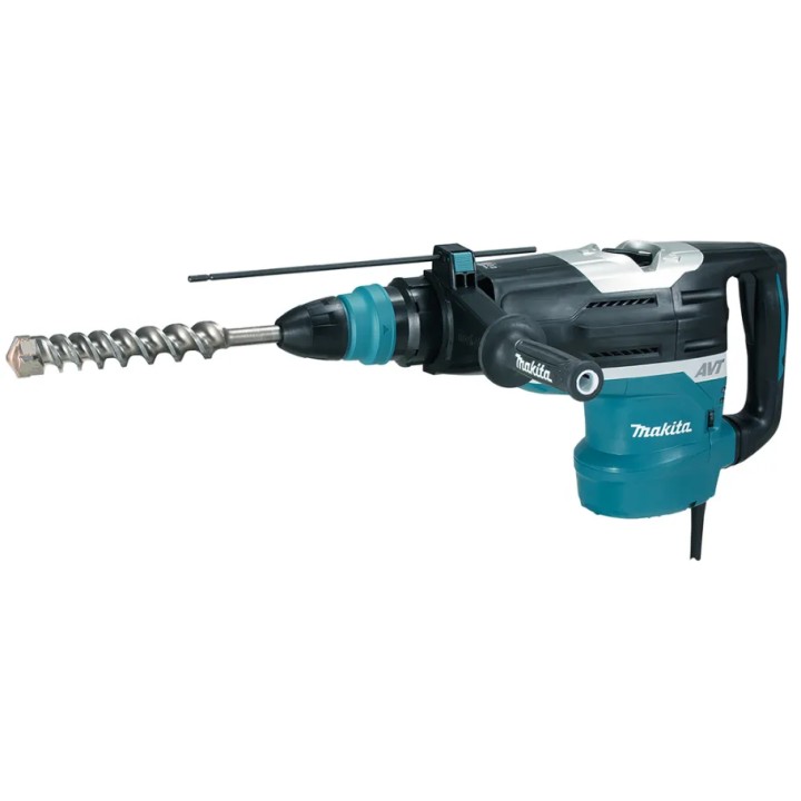 Marteau perforateur MAKITA HR5212C dans sa mallette avec accessoires fournis